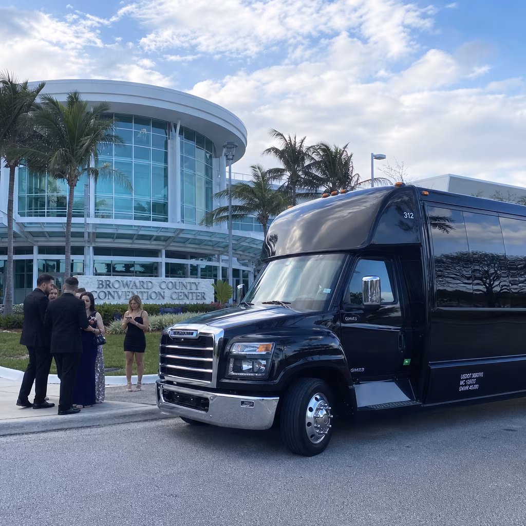 Rent a Bus to the Broward County Convention Center