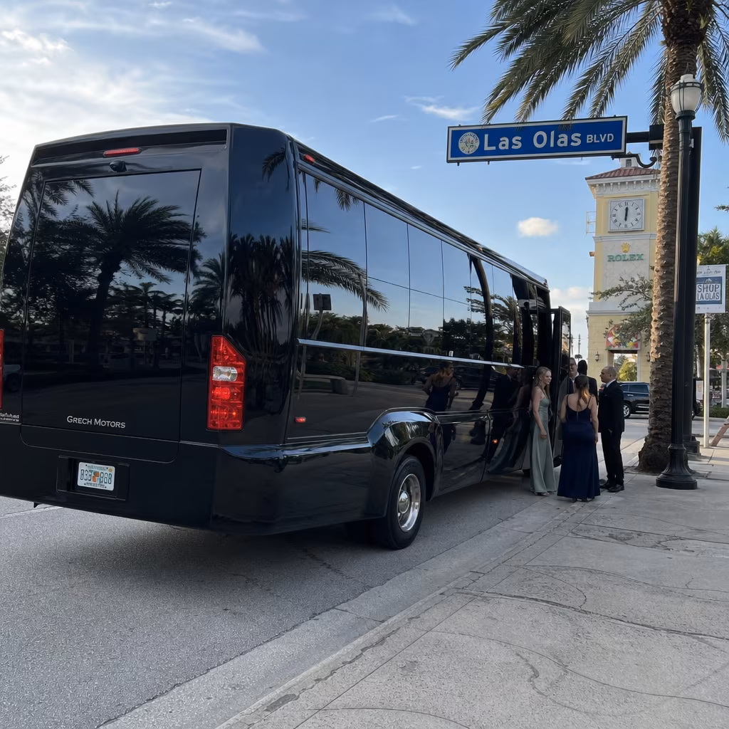 Rent a Bus to Las Olas Boulevard