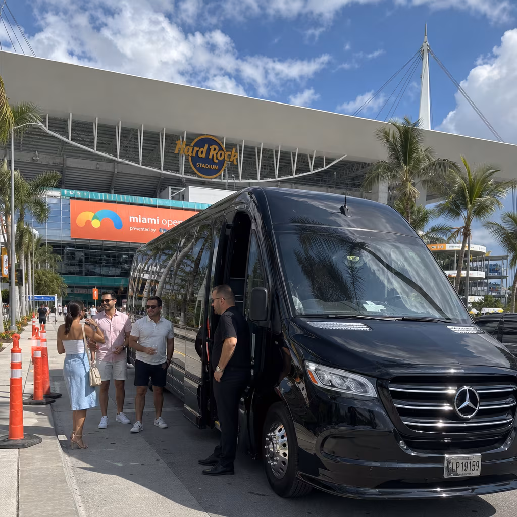 Rent a Bus to the Miami Open at Hard Rock Stadium