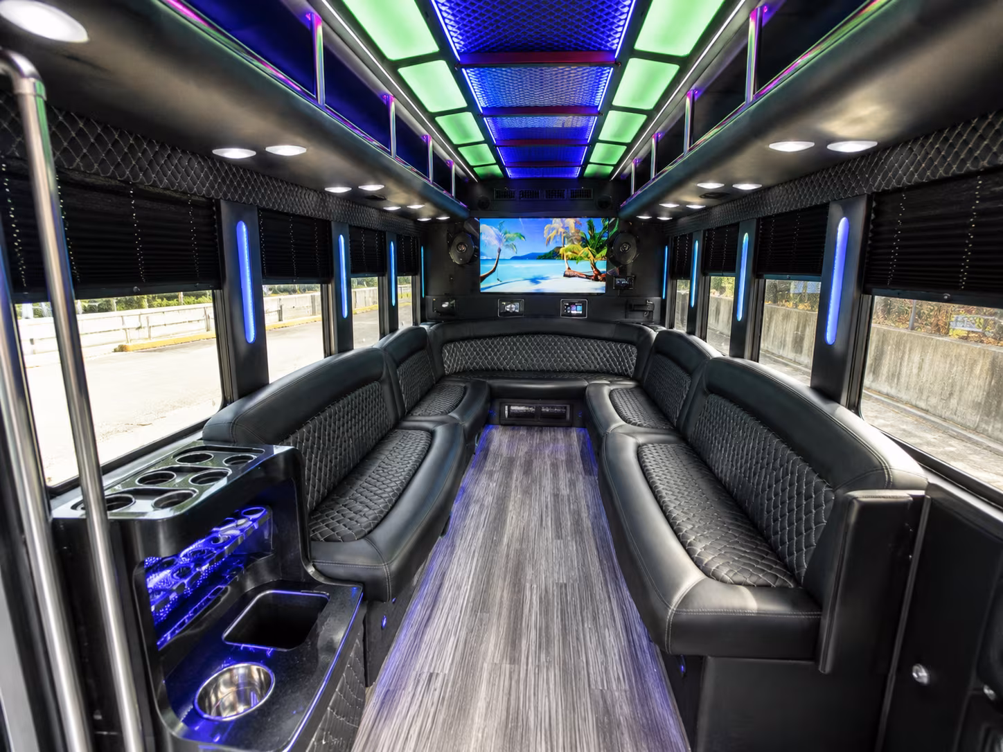 Pembroke Pines Bachelor & Bachelorette Transportation party bus exterior