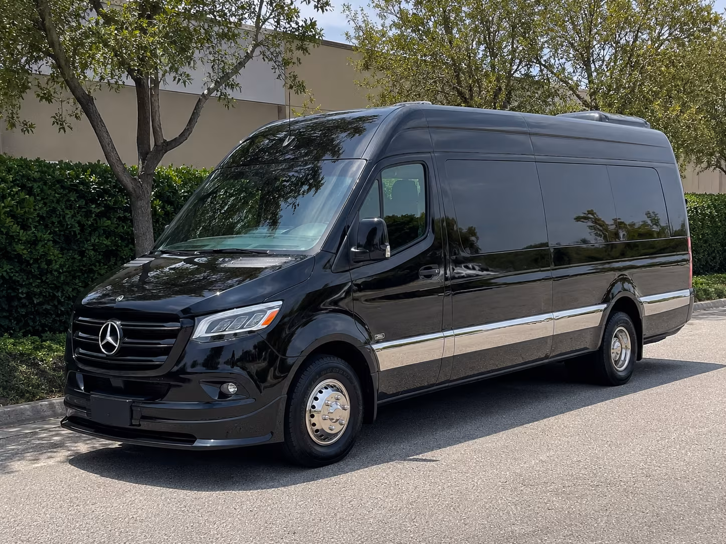 Pembroke Pines Corporate Transportation party bus exterior