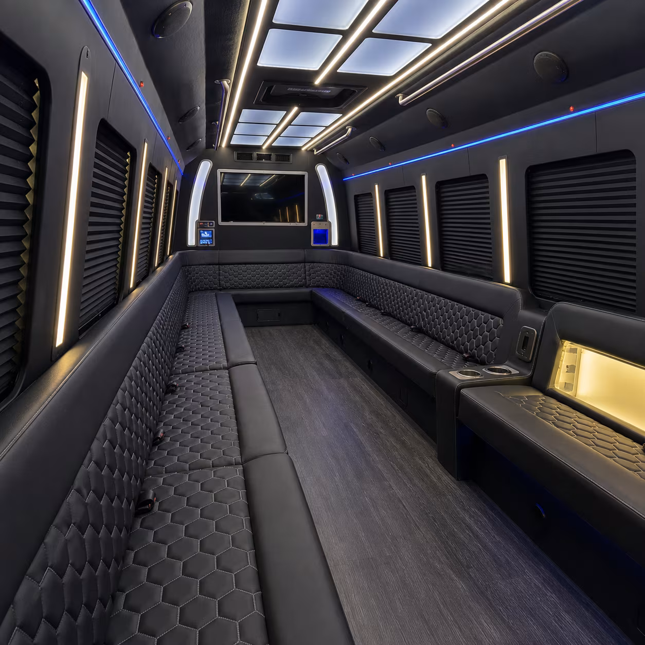 Pembroke Pines Wedding Transportation party bus exterior