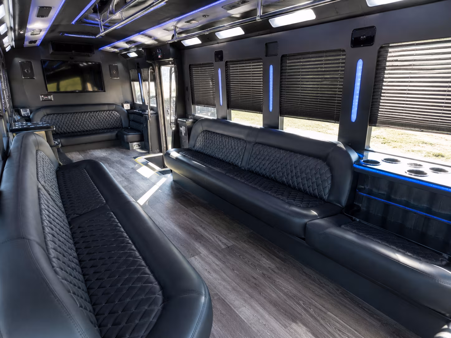Pembroke Pines Wedding Transportation party bus exterior