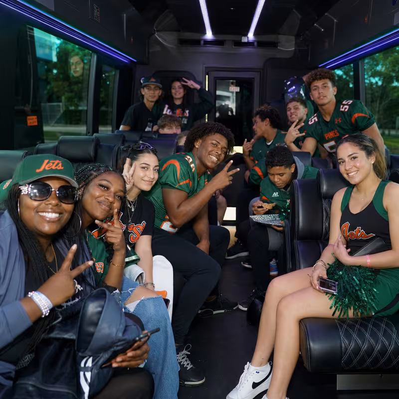 Pembroke Pines Sporting Event Transportation fleet vehicle