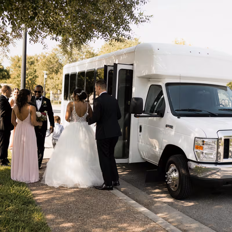 Pembroke Pines Wedding Transportation fleet vehicle
